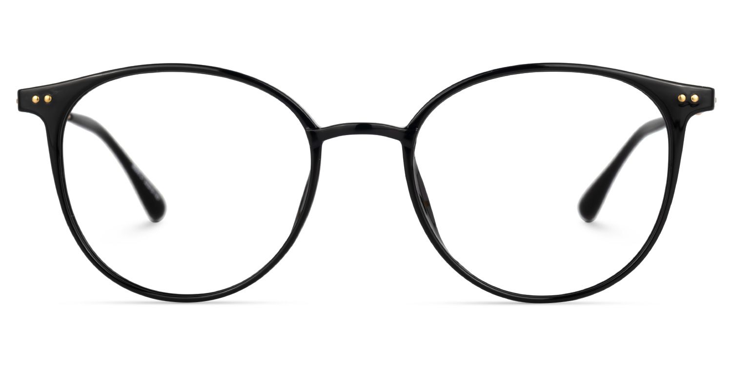 Judsy Round Black Glasses | ZEELOOL Canada0