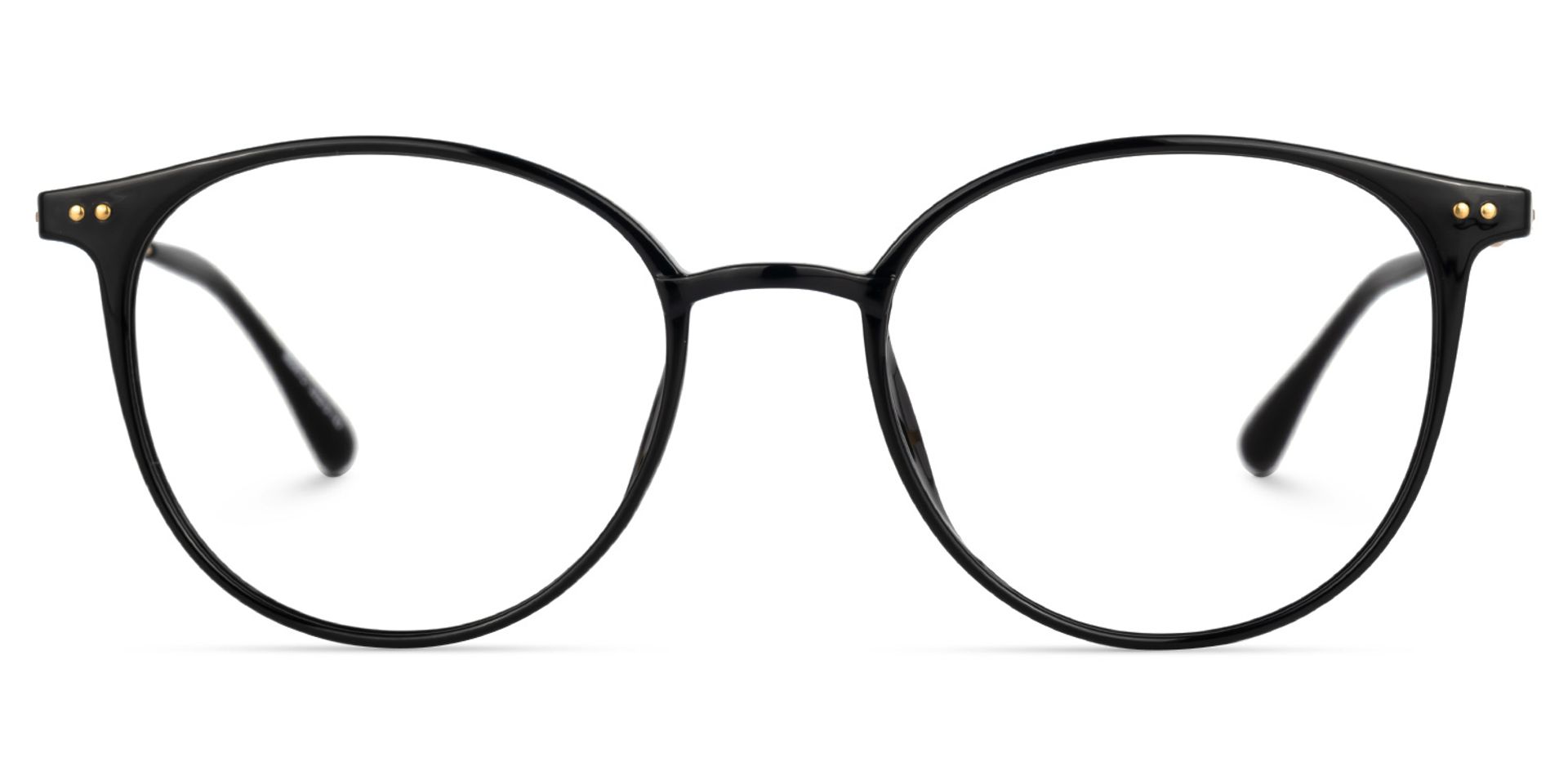 Judsy Round Black Glasses | ZEELOOL Canada0