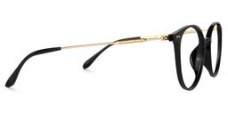 Judsy Round Black Glasses2