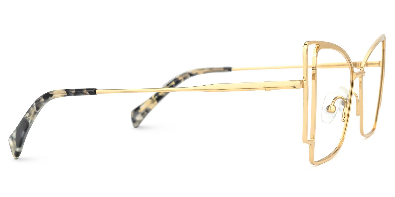 Tapacia Geometric Gold Glasses | ZEELOOL Canada2