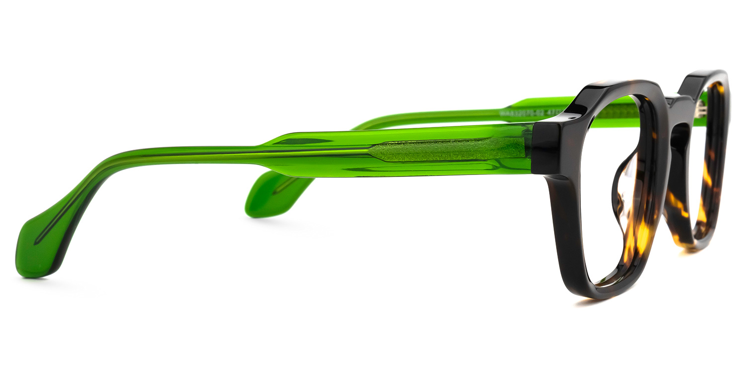 Faedo Square Tortoise Glasses | ZEELOOL Canada2