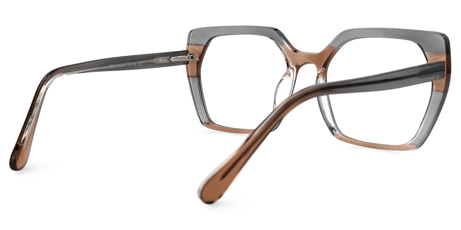 Diego Square Gray Glasses | ZEELOOL Canada3