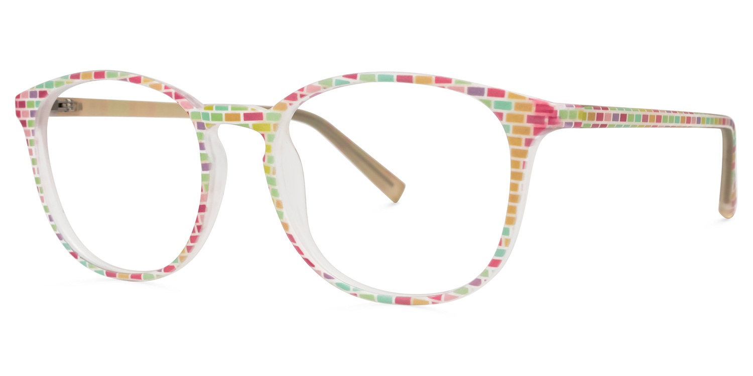 Dorislyn Round Multicolor Glasses | ZEELOOL Canada1
