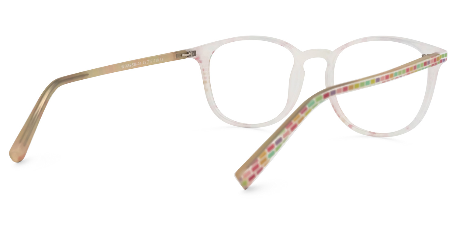 Dorislyn Round Multicolor Glasses | ZEELOOL Canada3