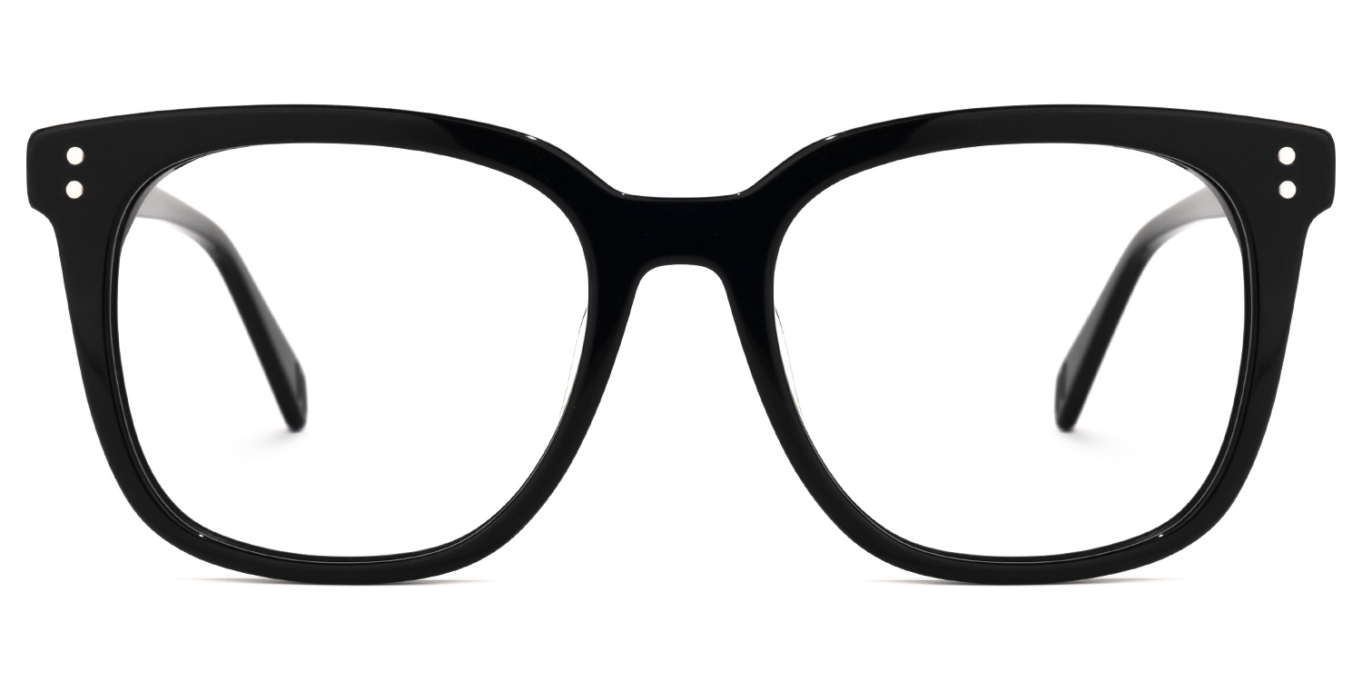Lukretia Square Black Glasses | ZEELOOL Canada0