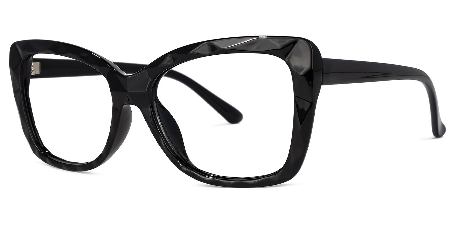 Wendell Black Cat Eye Frame Glasses | ZEELOOL Canada1