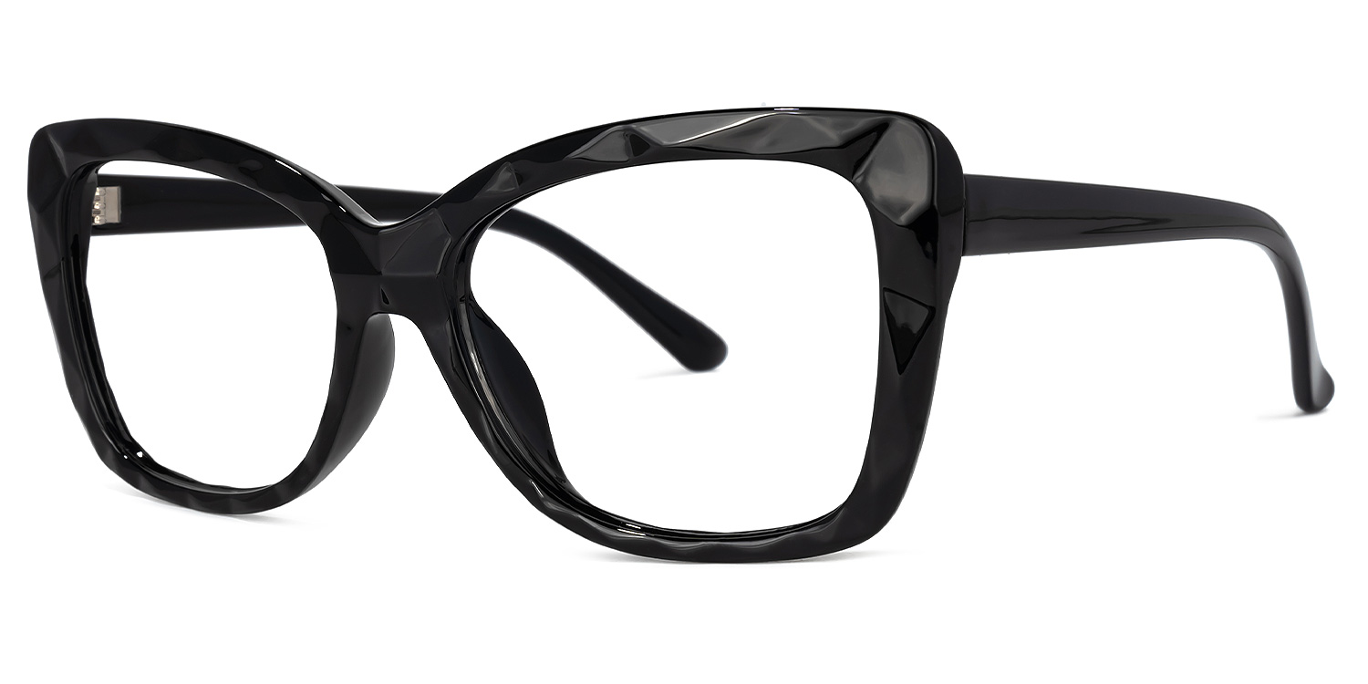 Wendell Black Cat Eye Frame Glasses | ZEELOOL Canada1