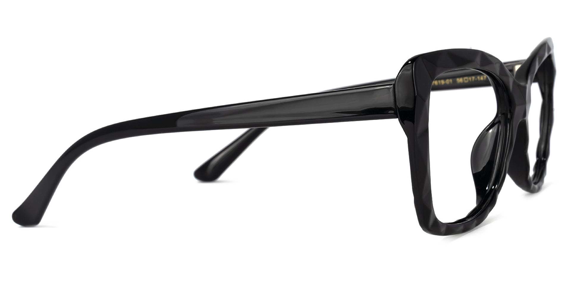 Wendell Black Cat Eye Frame Glasses | ZEELOOL Canada2