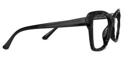 Wendell Cateye Black Glasses2
