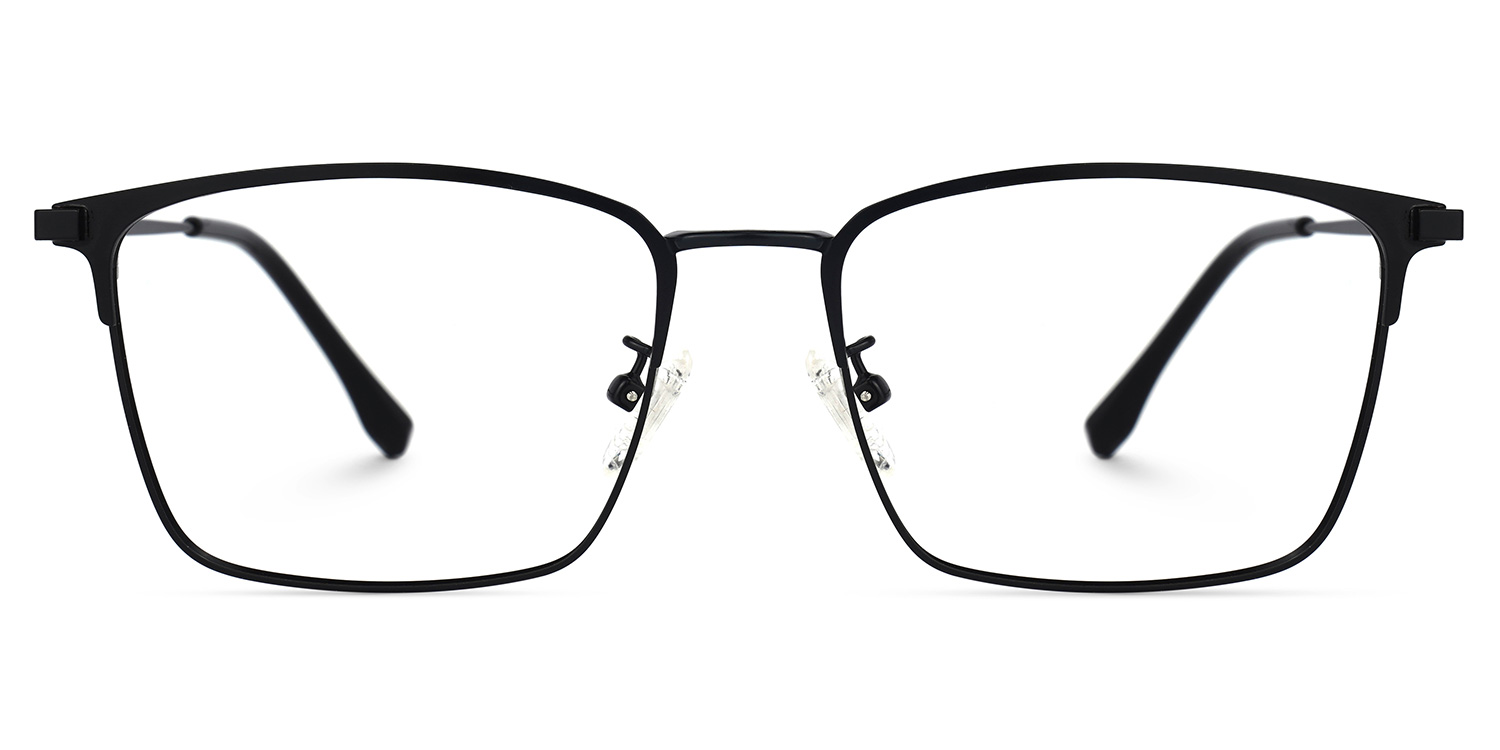 Jones Rectangle Black Glasses | ZEELOOL Canada0