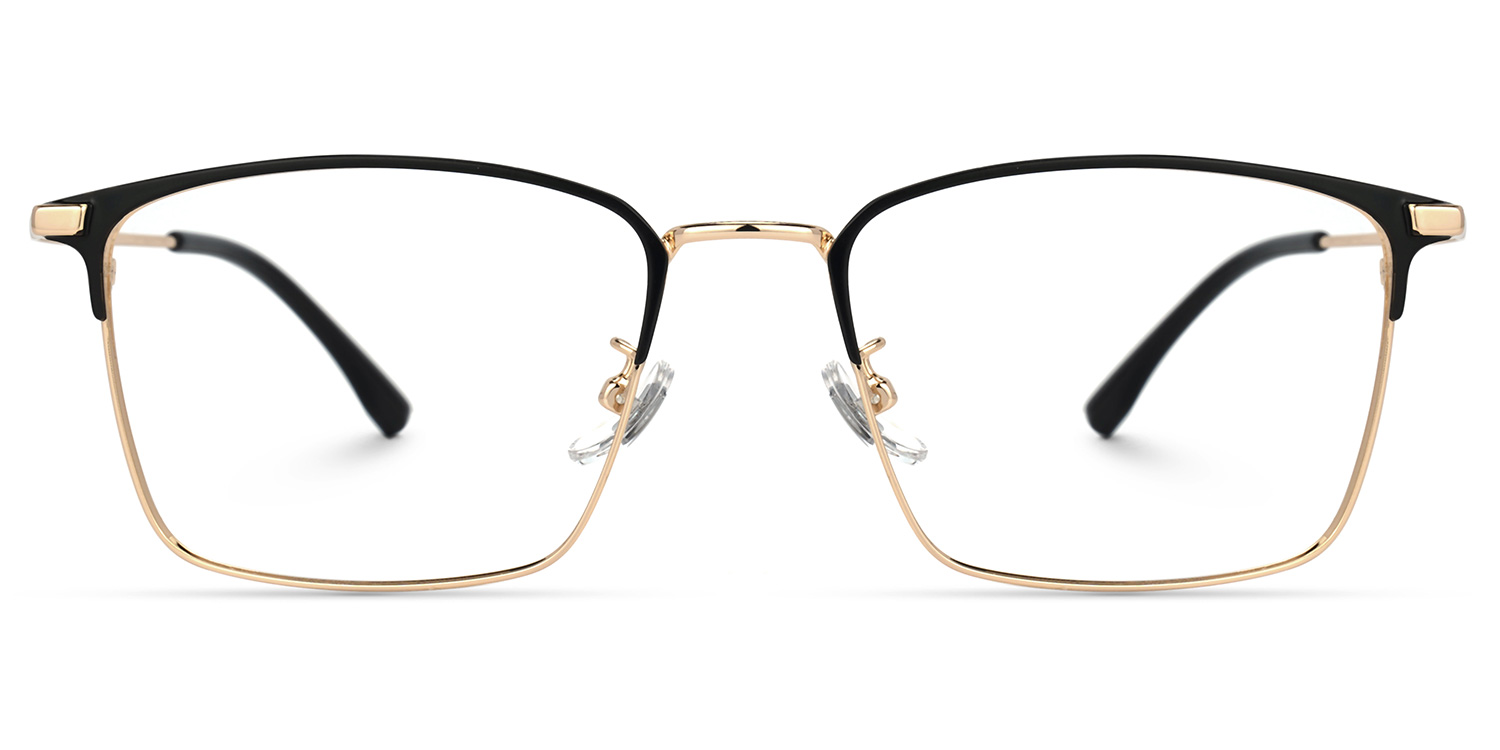 Jones Rectangle Rose-Gold Glasses | ZEELOOL Canada0