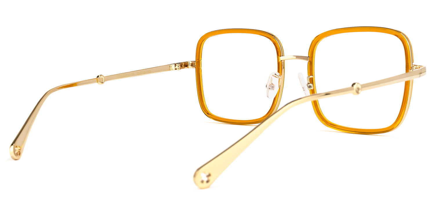Ozzy Square Yellow Glasses | ZEELOOL Canada3