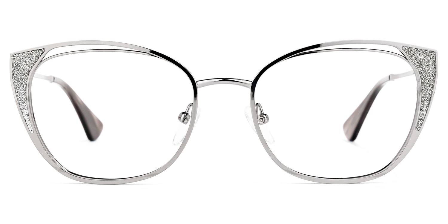 Maestre Cateye Silver Glasses | ZEELOOL Canada0