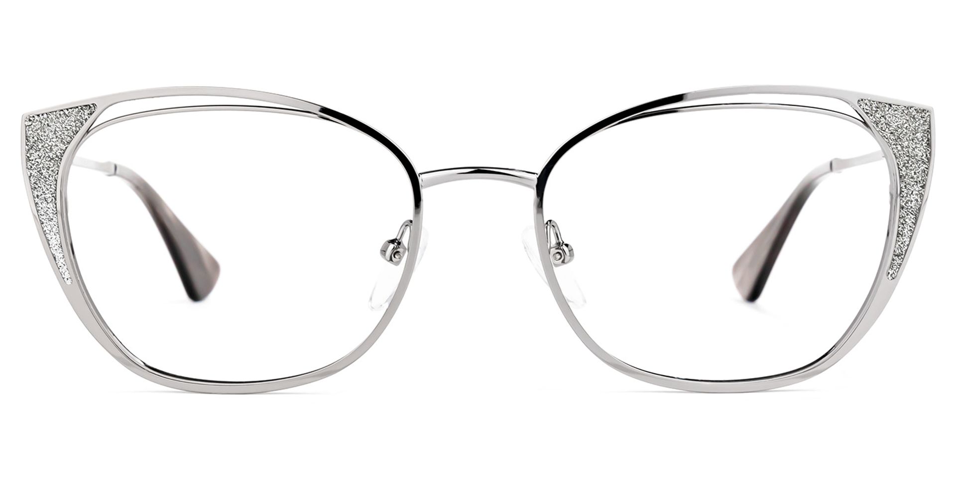 Maestre Cateye Silver Glasses | ZEELOOL Canada0