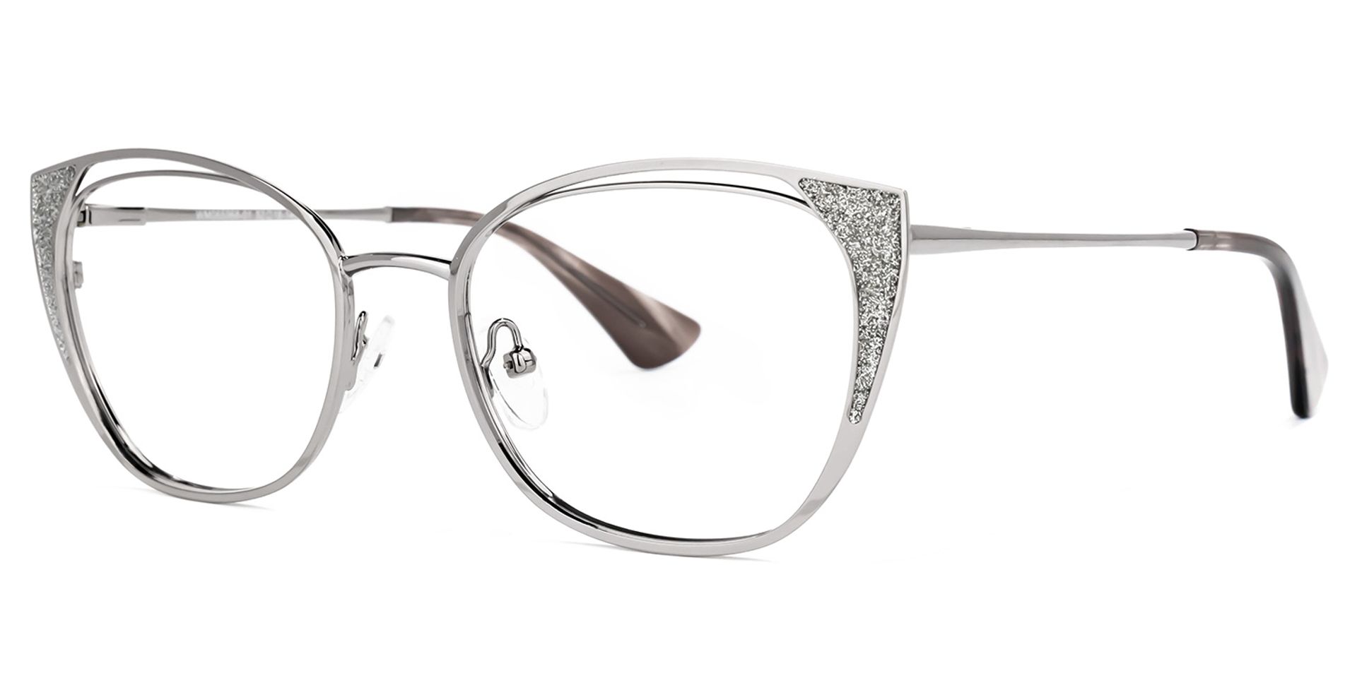 Maestre Cateye Silver Glasses | ZEELOOL Canada1