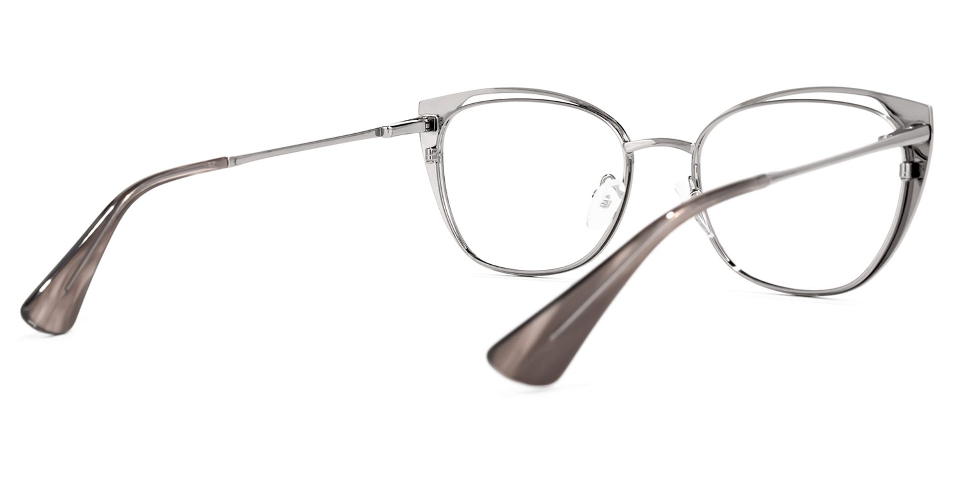 Maestre Cateye Silver Glasses | ZEELOOL Canada3