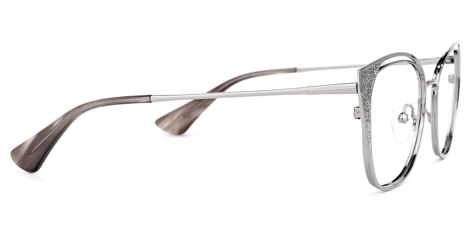 Maestre Cateye Silver Glasses | ZEELOOL Canada2