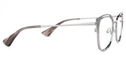 Maestre Cateye Silver Glasses2