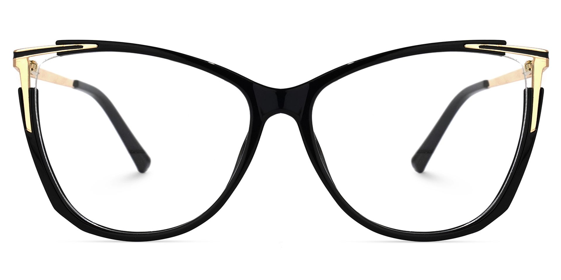 Yomary Black Cateye Frame Glasses | Zeelool Optical2