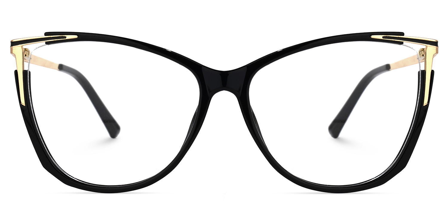 Yomary Black Cateye Frame Glasses | Zeelool Optical2