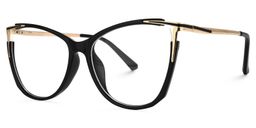 Yomary Cateye Black Glasses3
