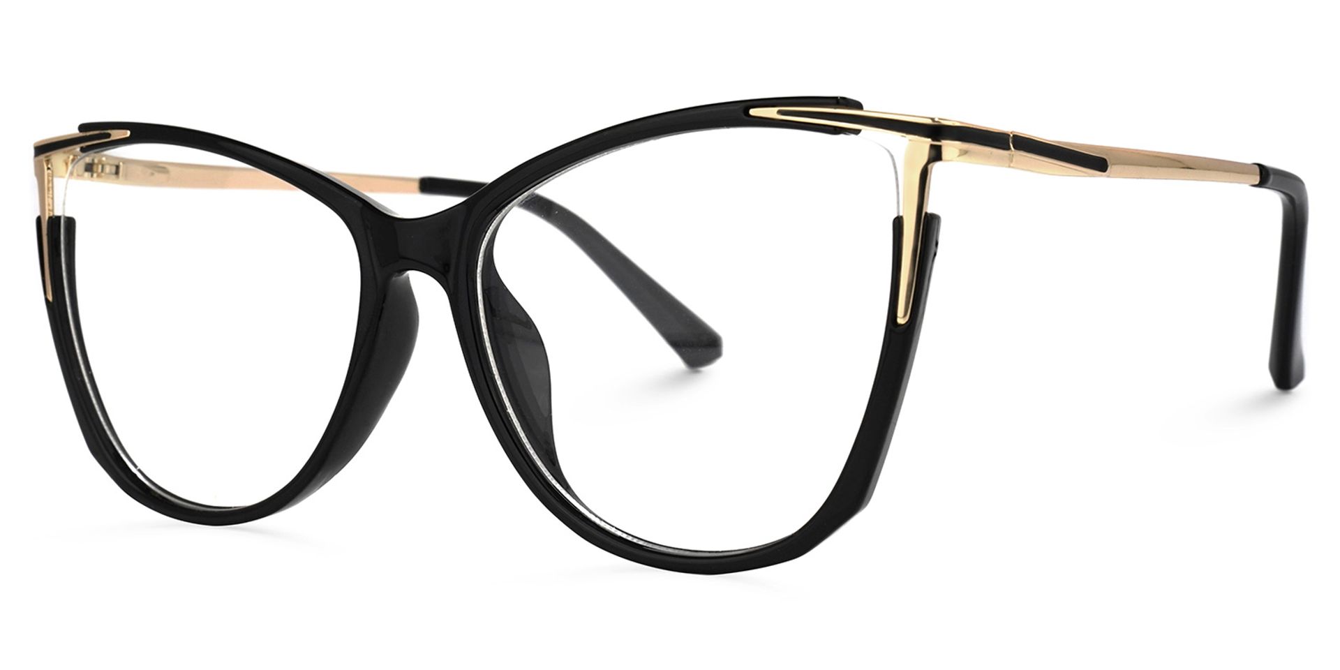 Yomary Black Cateye Frame Glasses | Zeelool Optical3