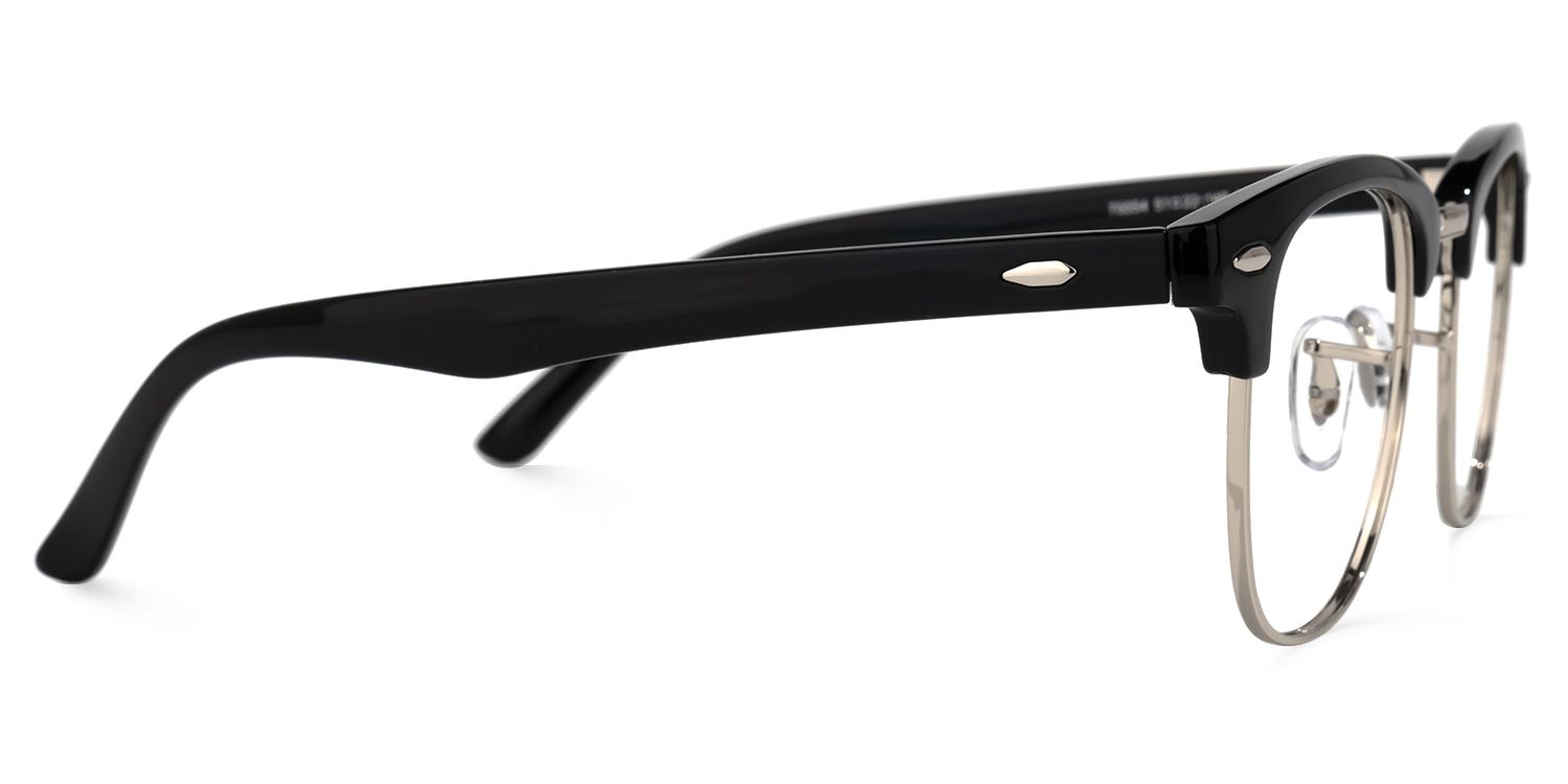 Hacker Browline Black Glasses | ZEELOOL Canada2