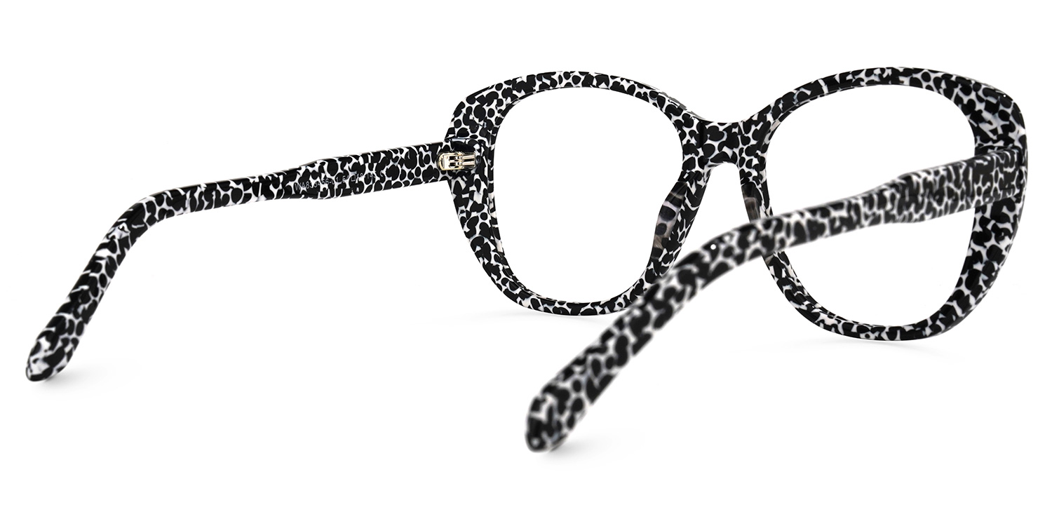 Mayda Cateye Black Glasses3