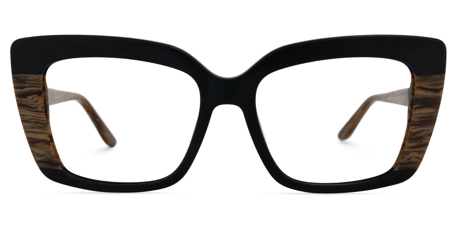 Orellana Square Black Glasses | ZEELOOL Canada0