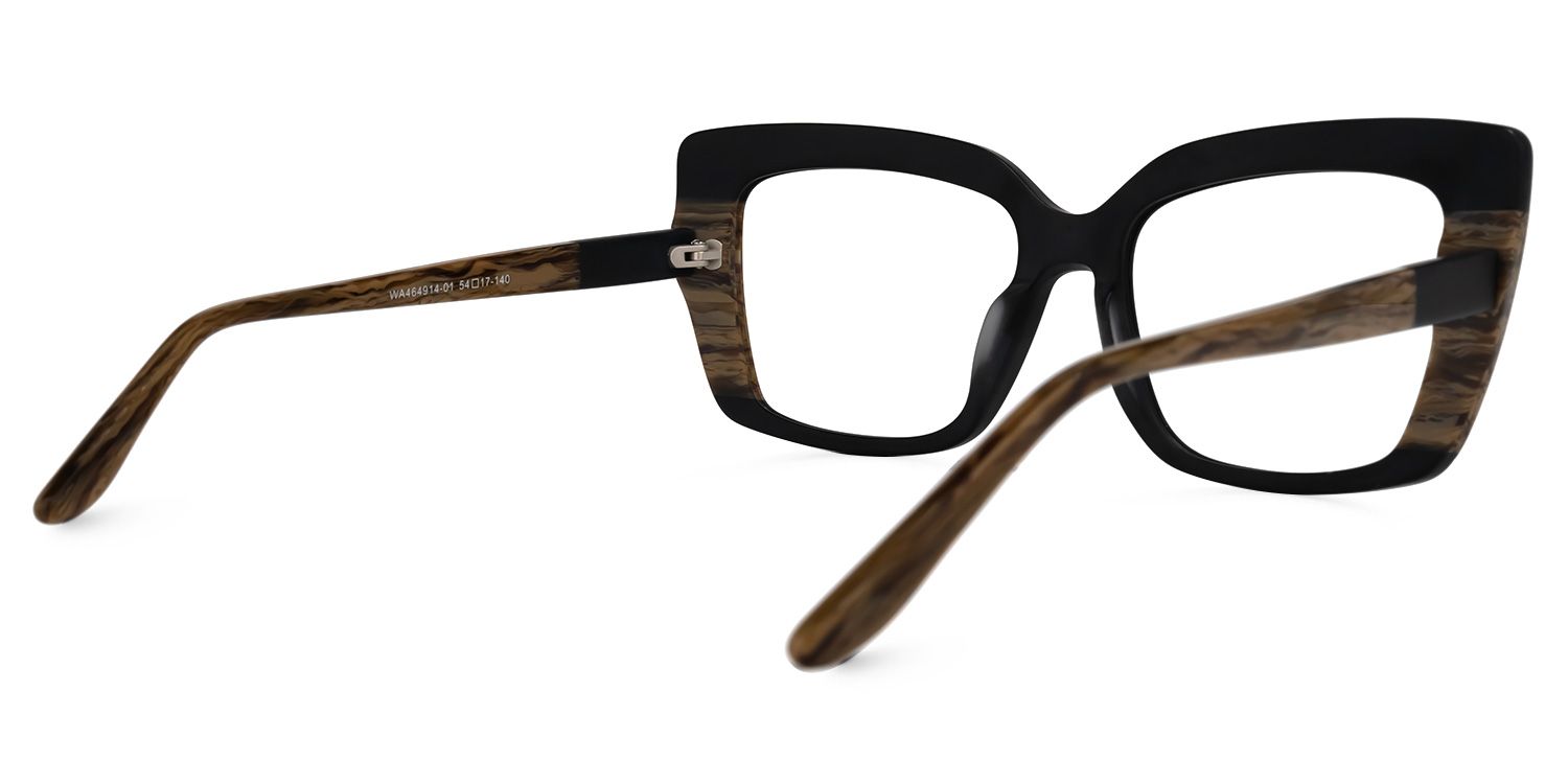 Orellana Square Black Glasses | ZEELOOL Canada3