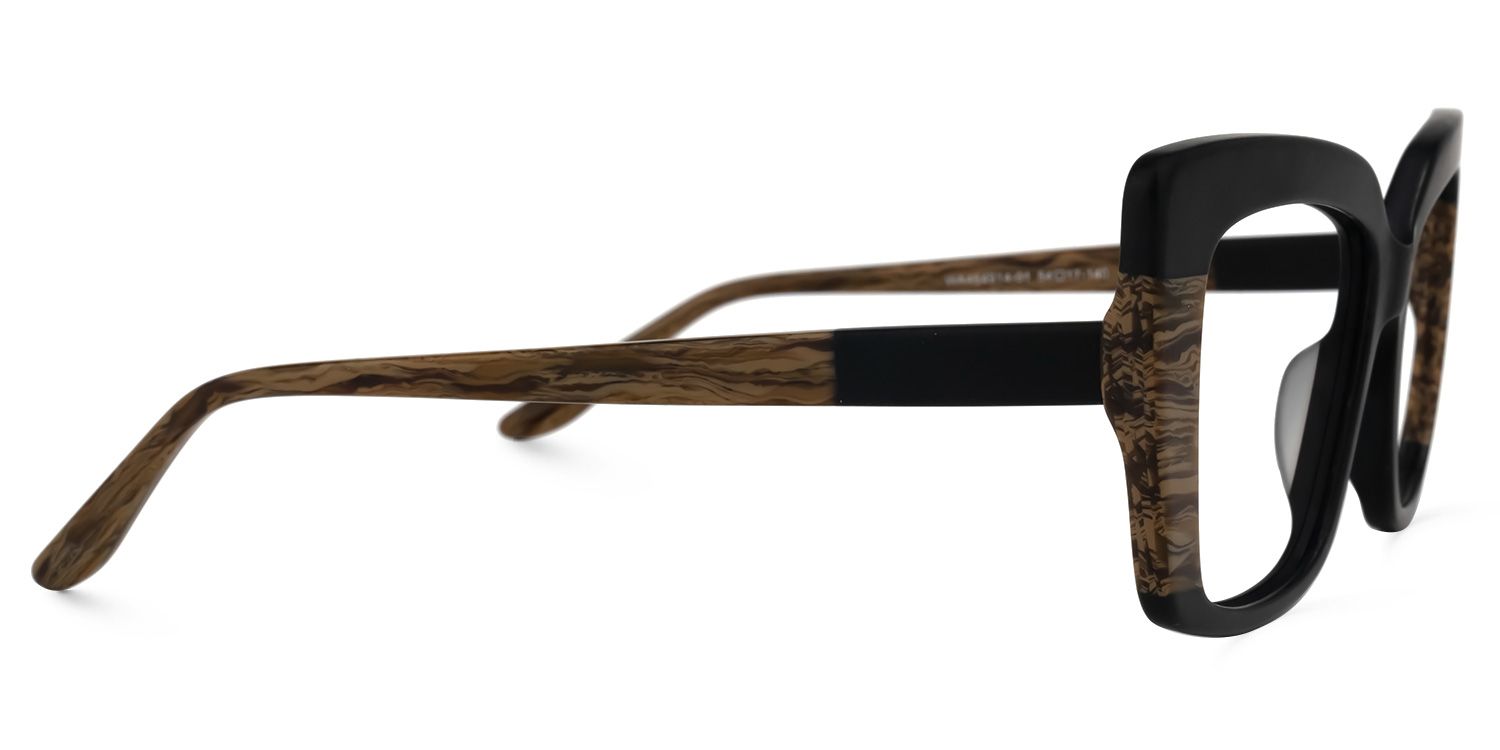 Orellana Square Black Glasses | ZEELOOL Canada2