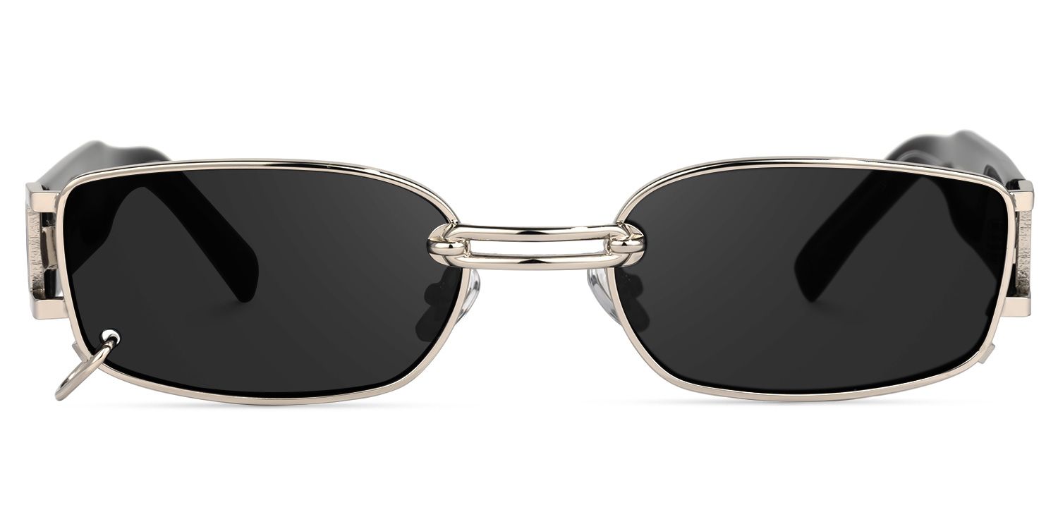 Juarez Oval Silver Sunglasses | ZEELOOL Canada0