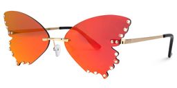 Rosie Butterfly Red Sunglasses1