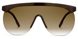 Olguimar Geometric Brown Sunglasses0