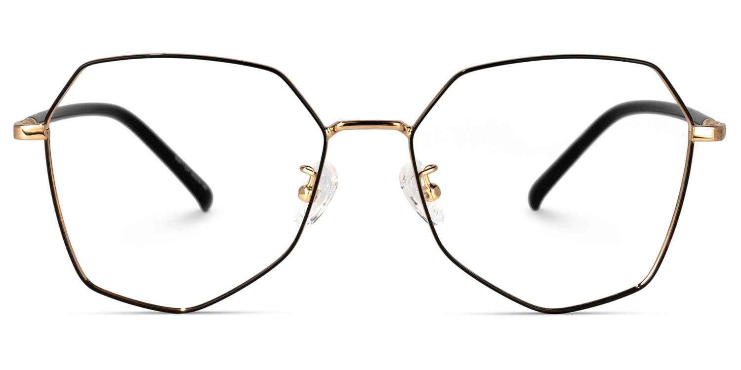 Bivins Geometric Black Glasses | ZEELOOL Canada0