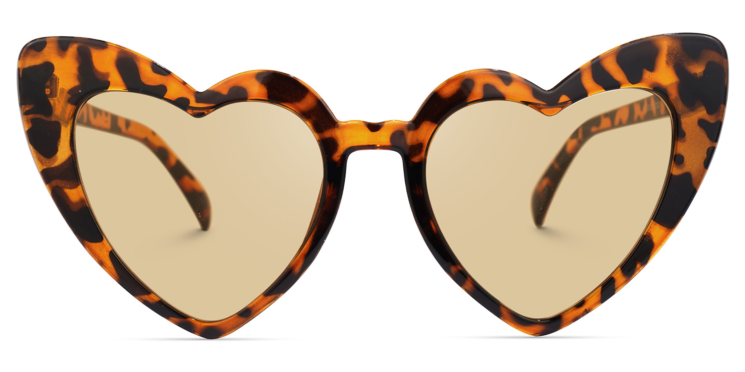 Monkina Heart Tortoise Sunglasses | ZEELOOL Canada0