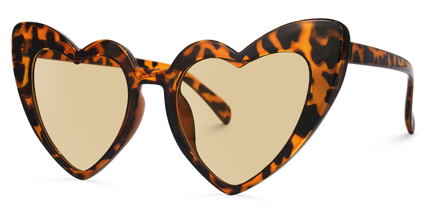 Monkina Heart Tortoise Sunglasses1