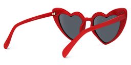 Monkina Heart Red Sunglasses3