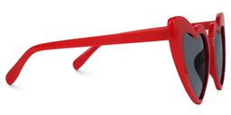 Monkina Heart Red Sunglasses2