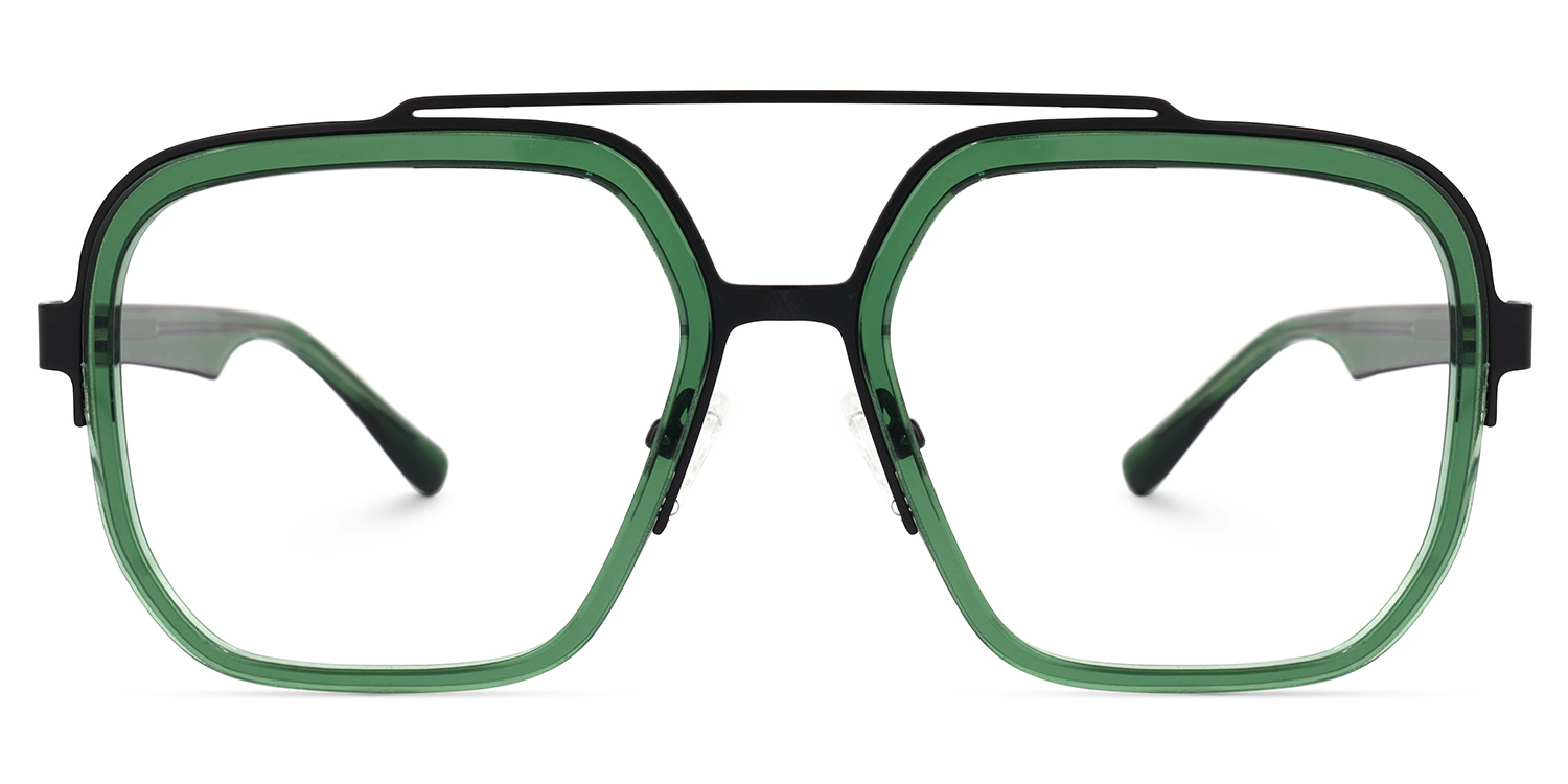 Ace Aviator Green Glasses0