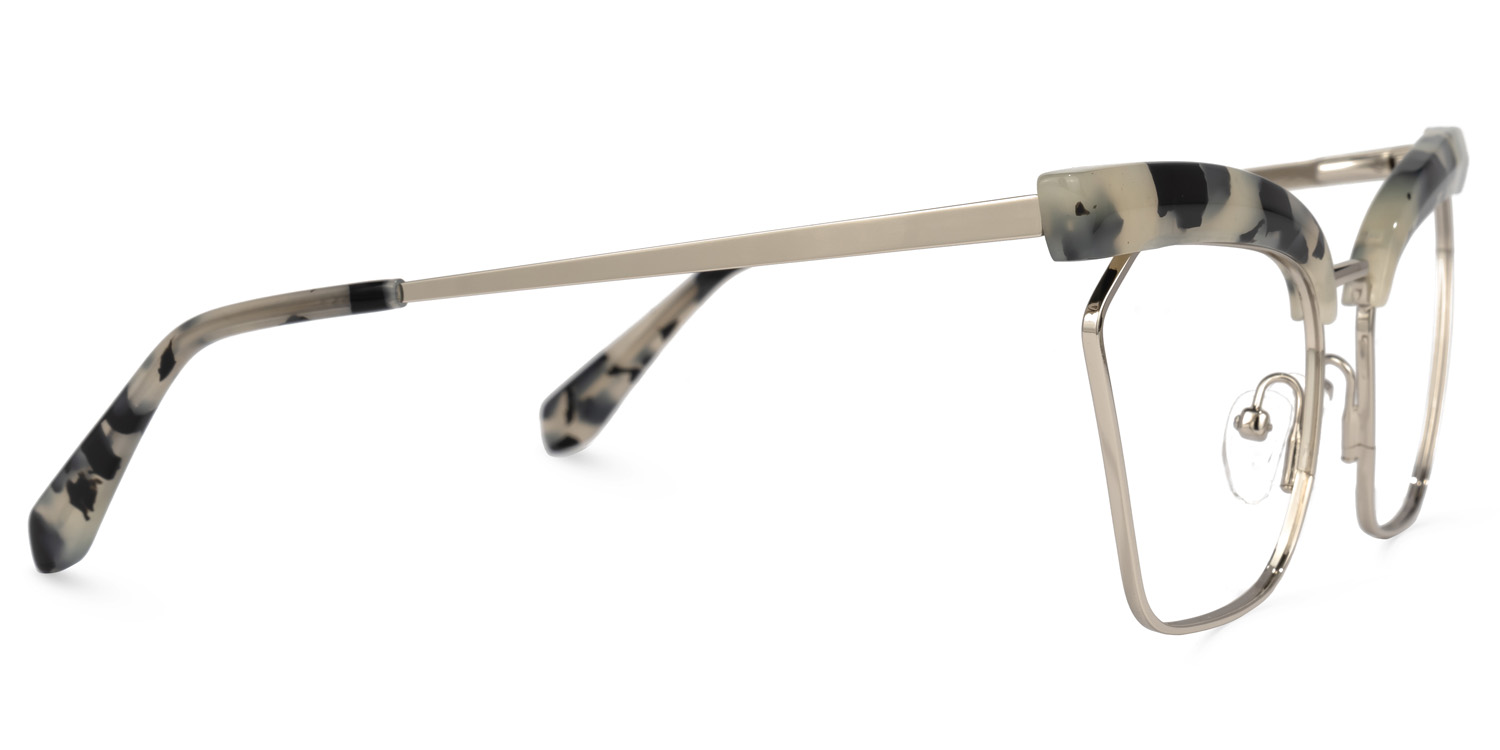 Tiffani Browline Light-Tortoise Glasses | ZEELOOL Canada2
