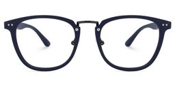 Dixon Round Blue Glasses0