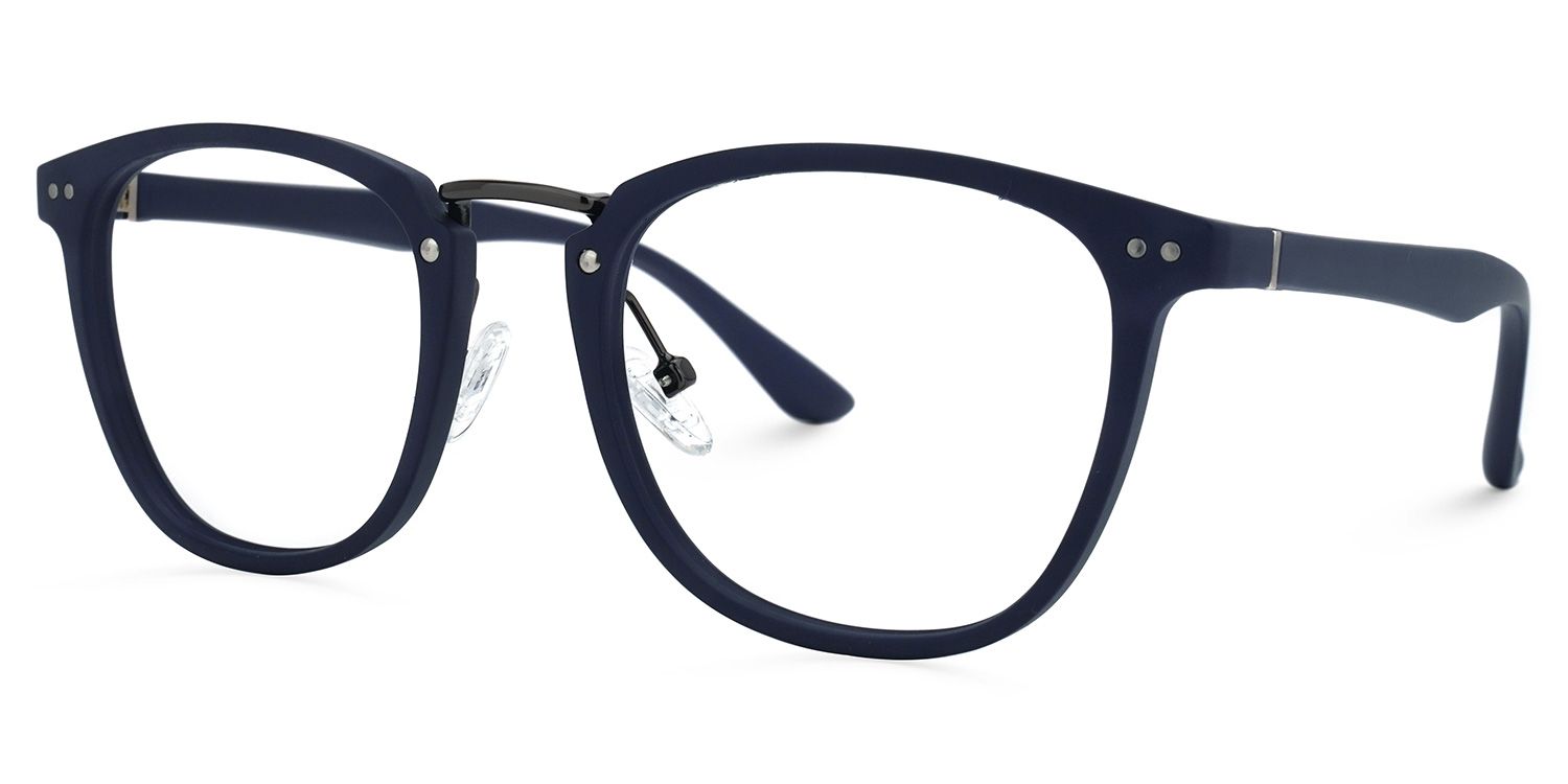 Dixon Round Blue Glasses | ZEELOOL Canada1