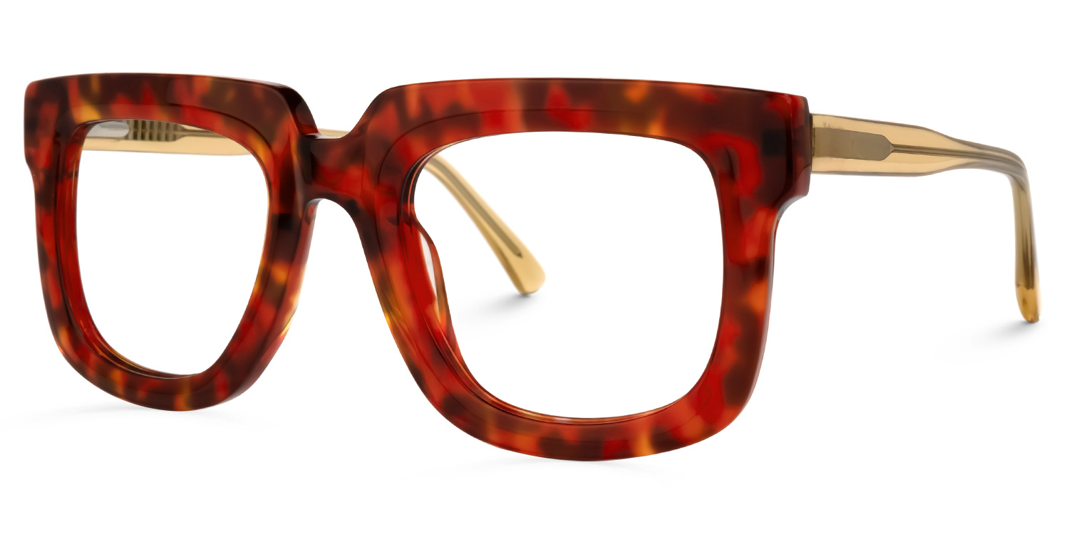 Rosita Square Red-Tortoise Glasses1