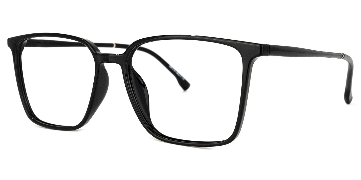Raytina Square Black Glasses1