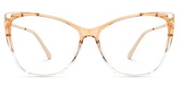 Oatis Cateye Clear Glasses0