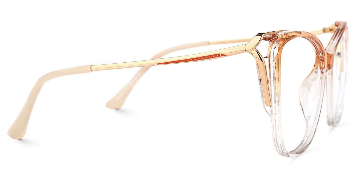 Oatis Cateye Clear Glasses | ZEELOOL Canada2