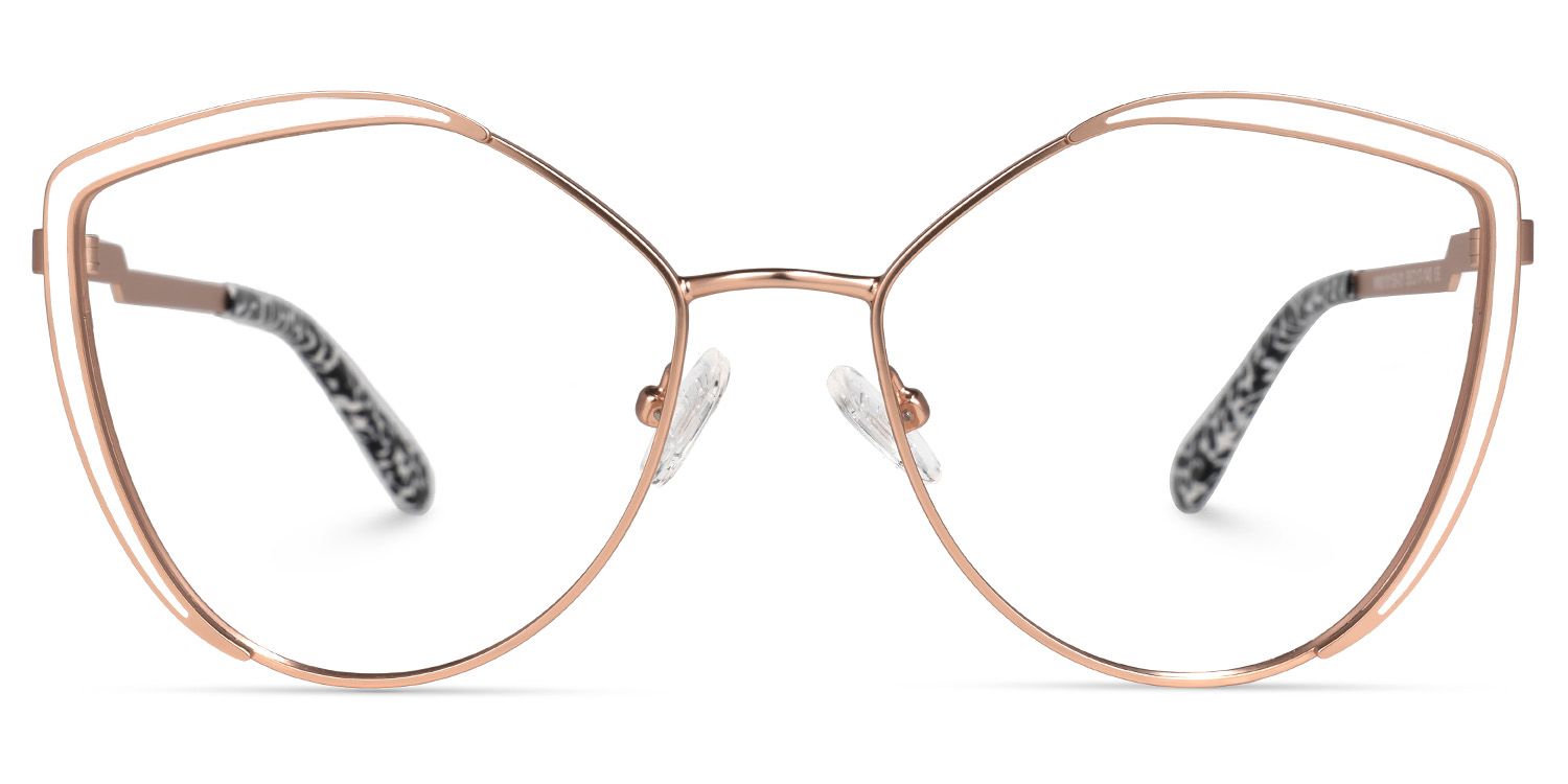 Johanna Geometric White Glasses | ZEELOOL Canada0