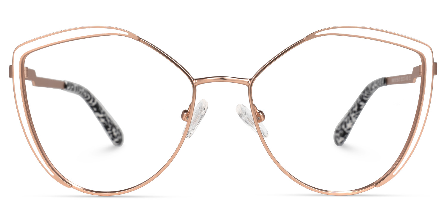 Johanna Geometric White Glasses | ZEELOOL Canada0