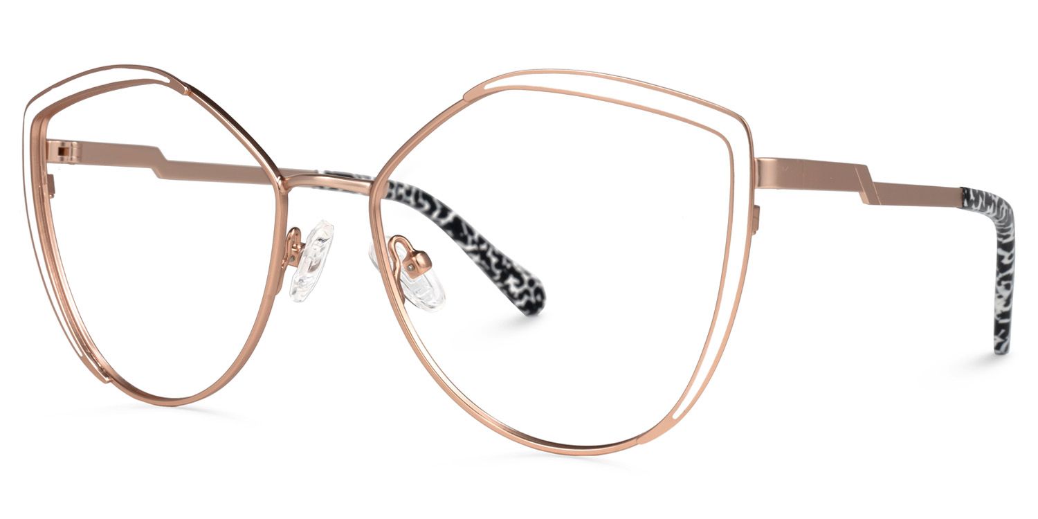 Johanna Geometric White Glasses | ZEELOOL Canada1